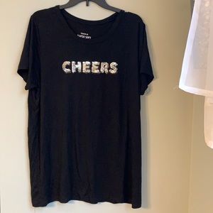 🥂Torrid CHEERS tee🥂 NWOT